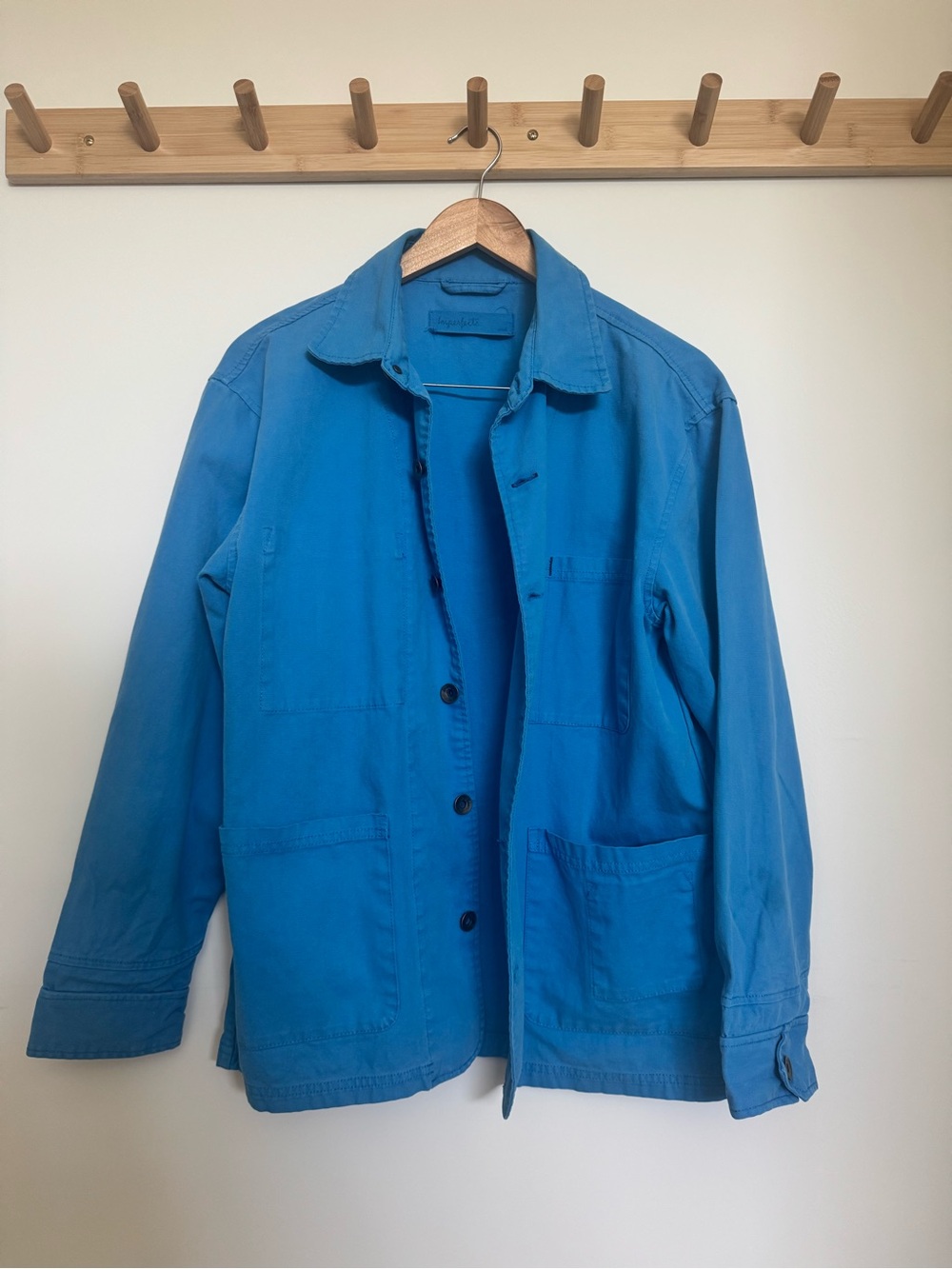 Imperfects Cunningham Coat in Double Dipped Organic Canvas